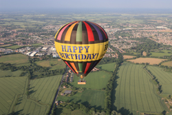 Fly on our Happy Birthday Balloon flights from Braintree